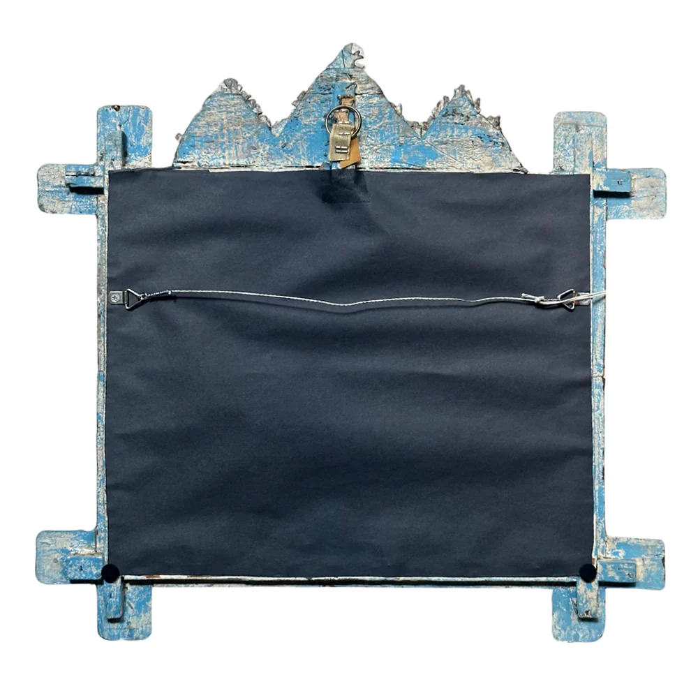"Butterfly" in a Vintage Tramp Art Frame - Image 2