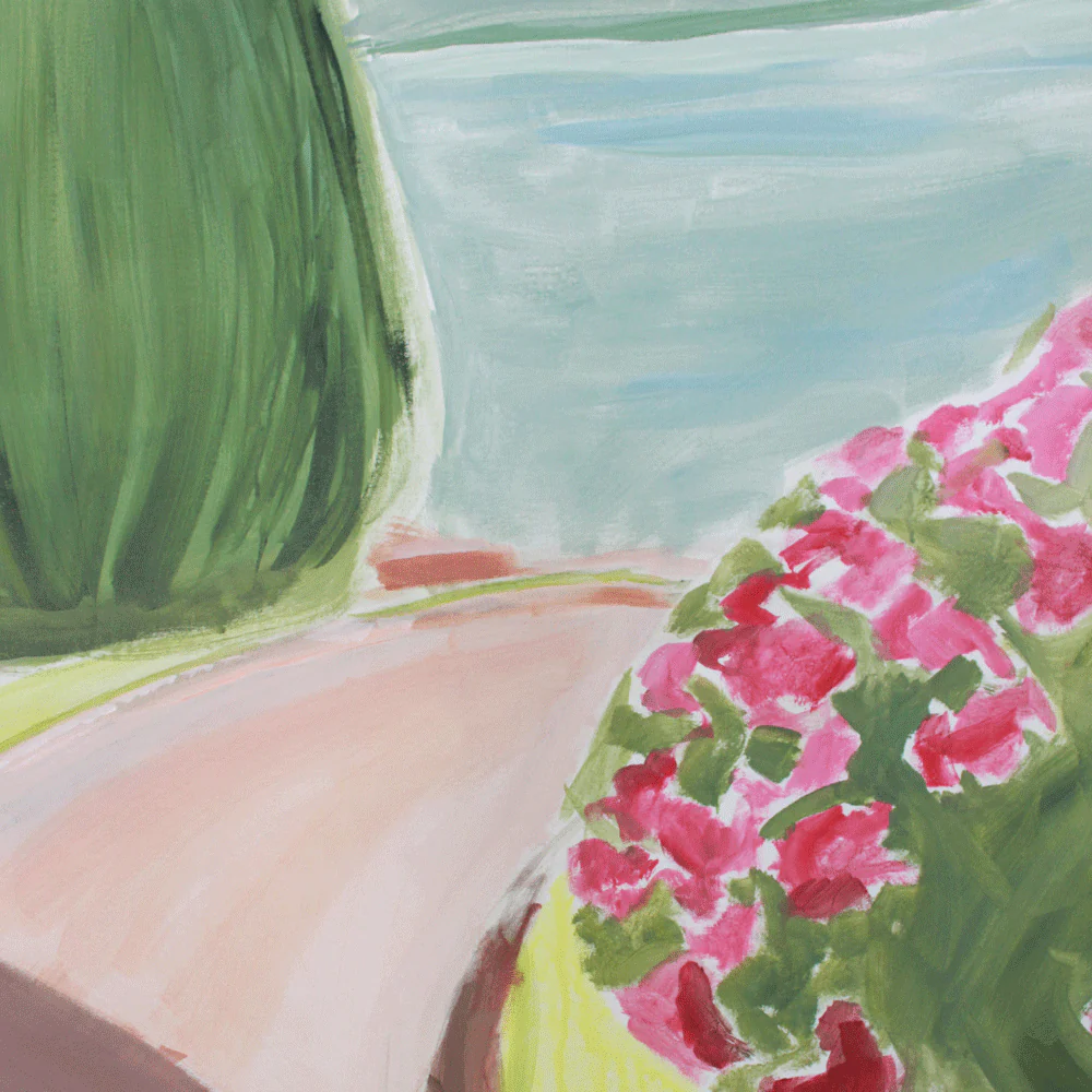 "Como II" Painted Backdrop by Virginia Johnson - Image 2
