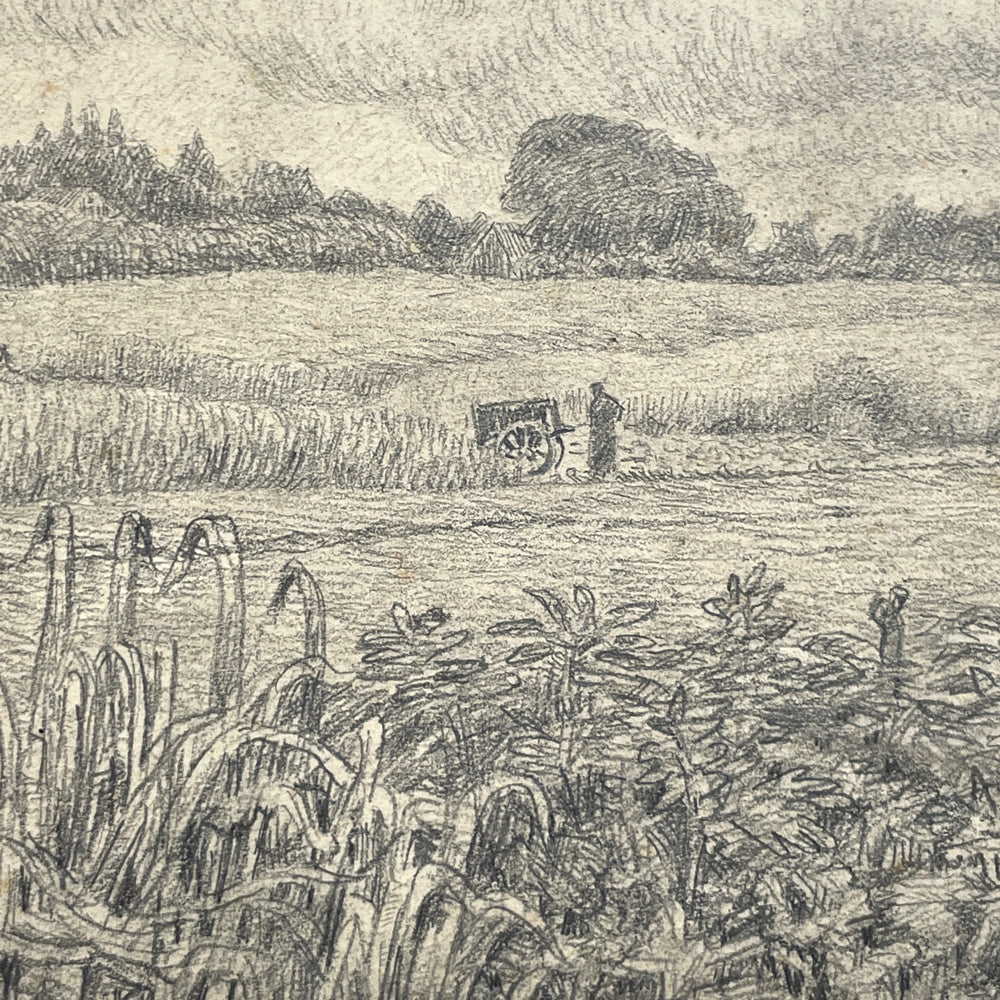 Evert Rabbers Landscape Drawing 222 - Image 2