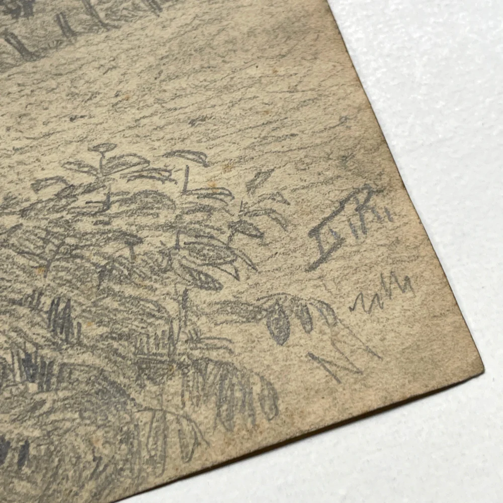 Evert Rabbers Landscape Drawing 222 - Image 3
