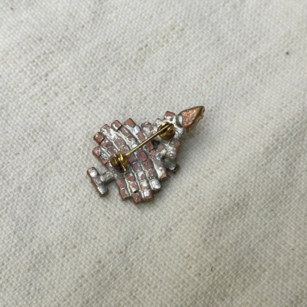 Crystal Light Green Tree Brooch - Image 2