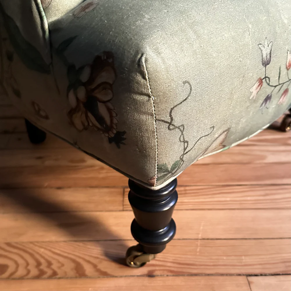 Custom Baronet Chair in Pierre Frey Le Paravent Chinois Fabric - Image 4