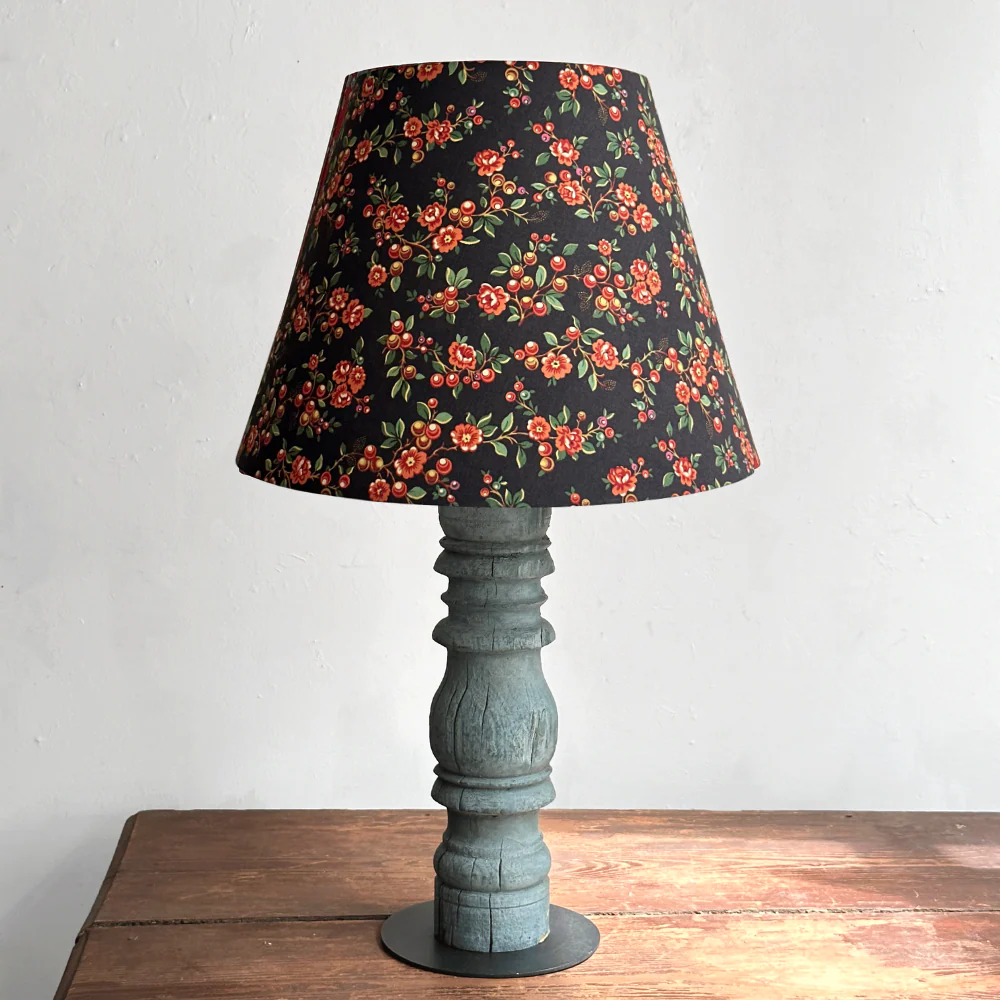 Custom Décors Barbares Lampshade in Serafane Black - Image 2