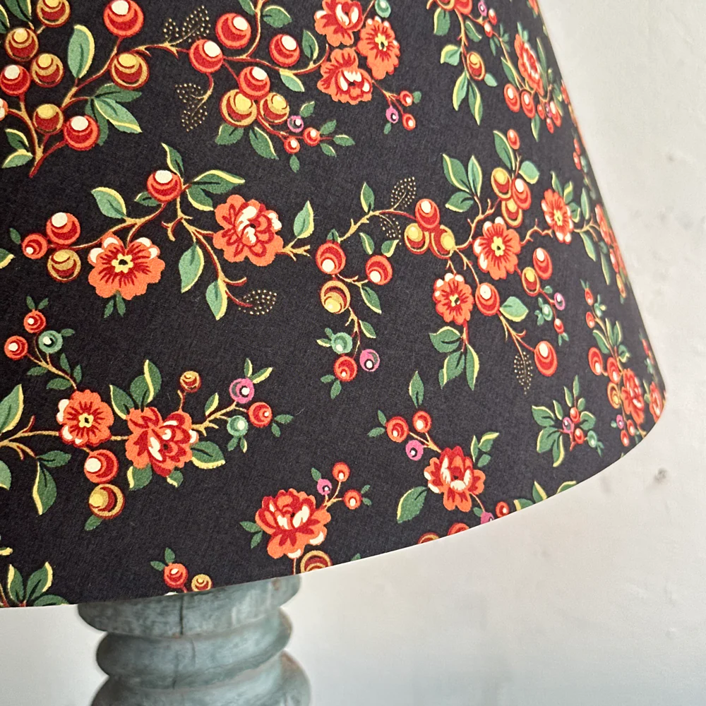 Custom Décors Barbares Lampshade in Serafane Black - Image 4