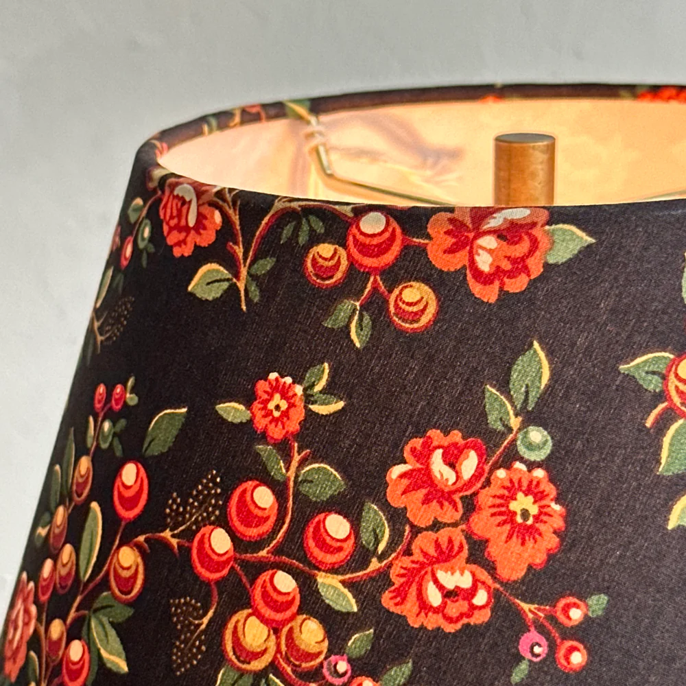 Custom Décors Barbares Lampshade in Serafane Black - Image 8