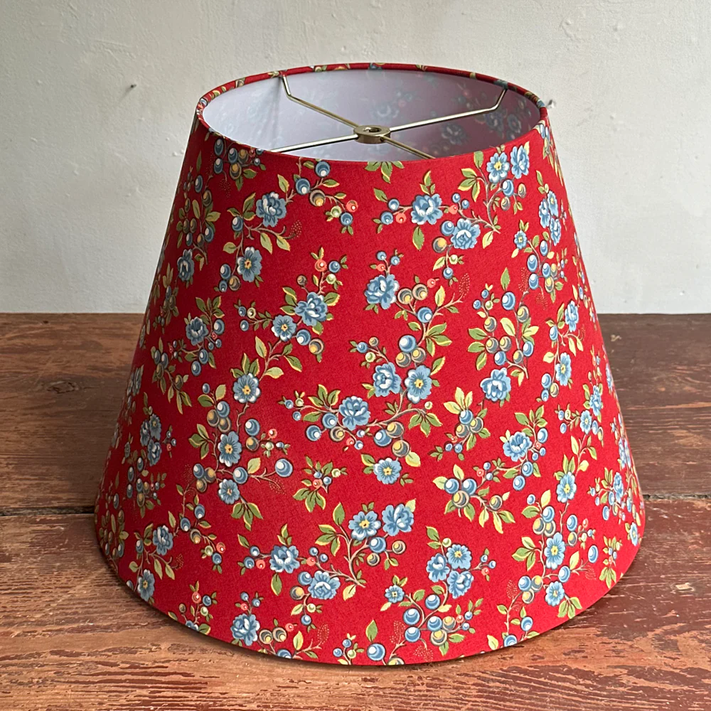 Custom Décors Barbares Lampshade in Serafane Red - Image 6