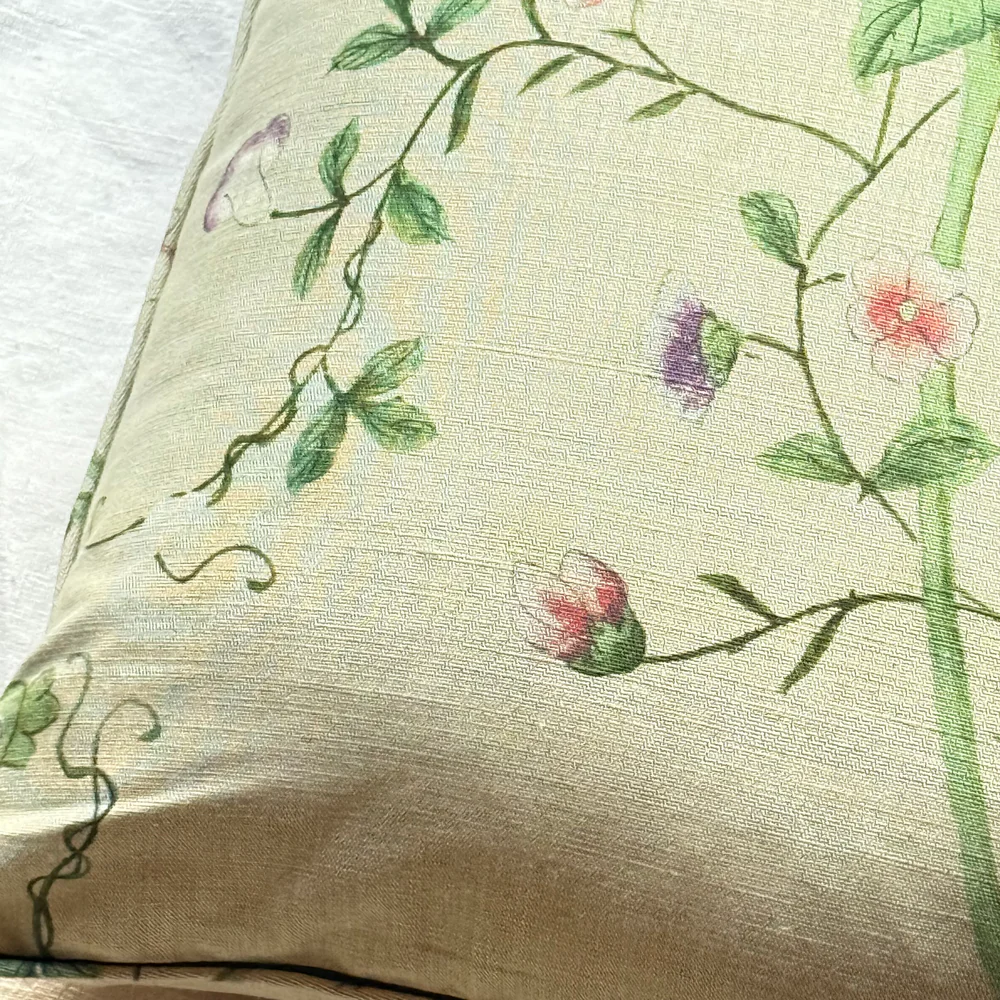 Custom John Derian for Pierre Frey "Le Paravent Chinois" Pillow in "Chantilly Cream" (#13) - Image 6