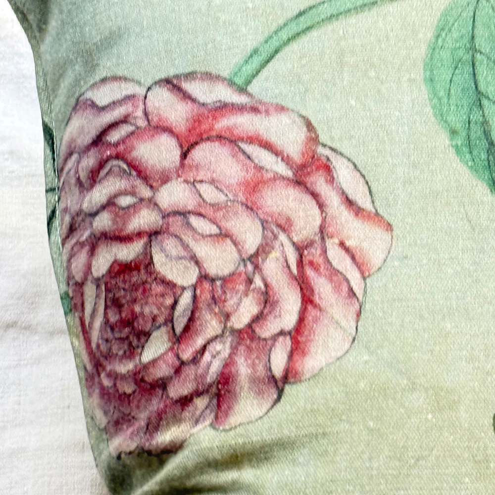 Custom John Derian for Pierre Frey "Le Paravent Chinois" Pillow in Original Green (#24) - Image 3