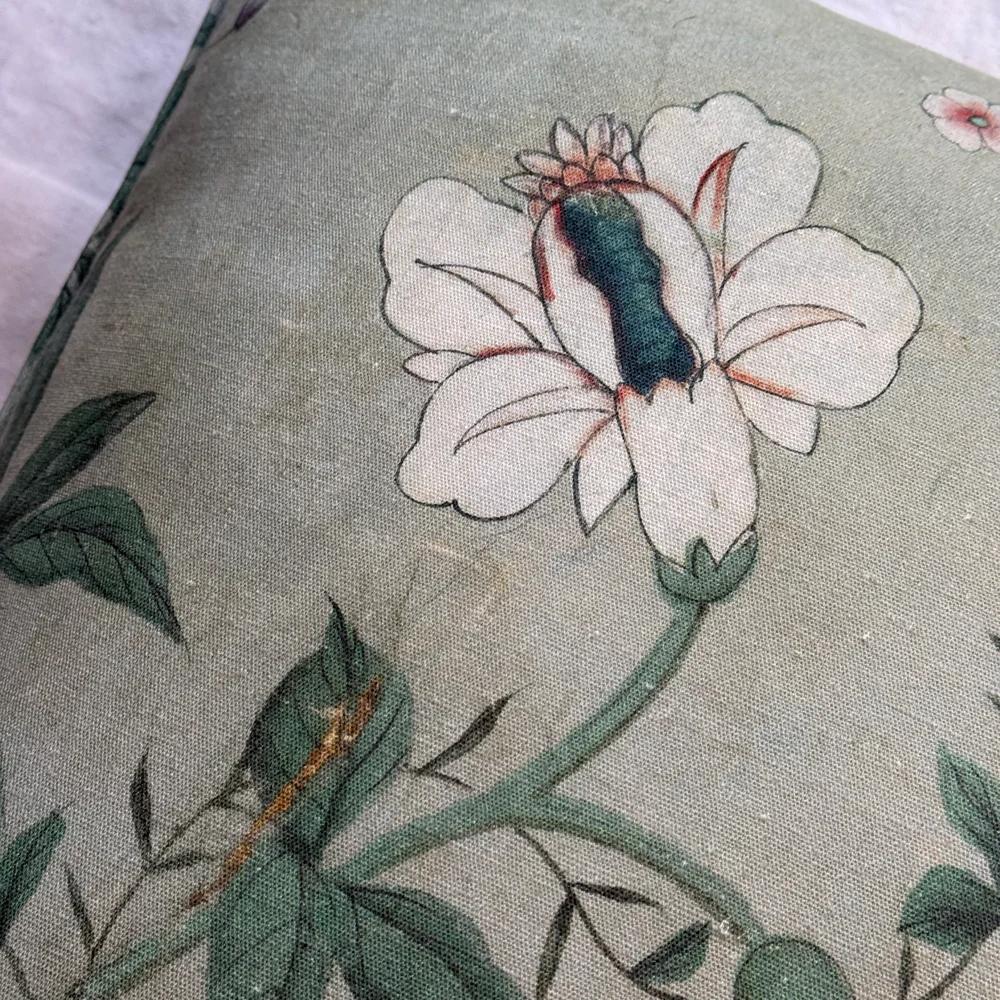 Custom John Derian for Pierre Frey "Le Paravent Chinois" Pillow in Original Green (#27) - Image 2