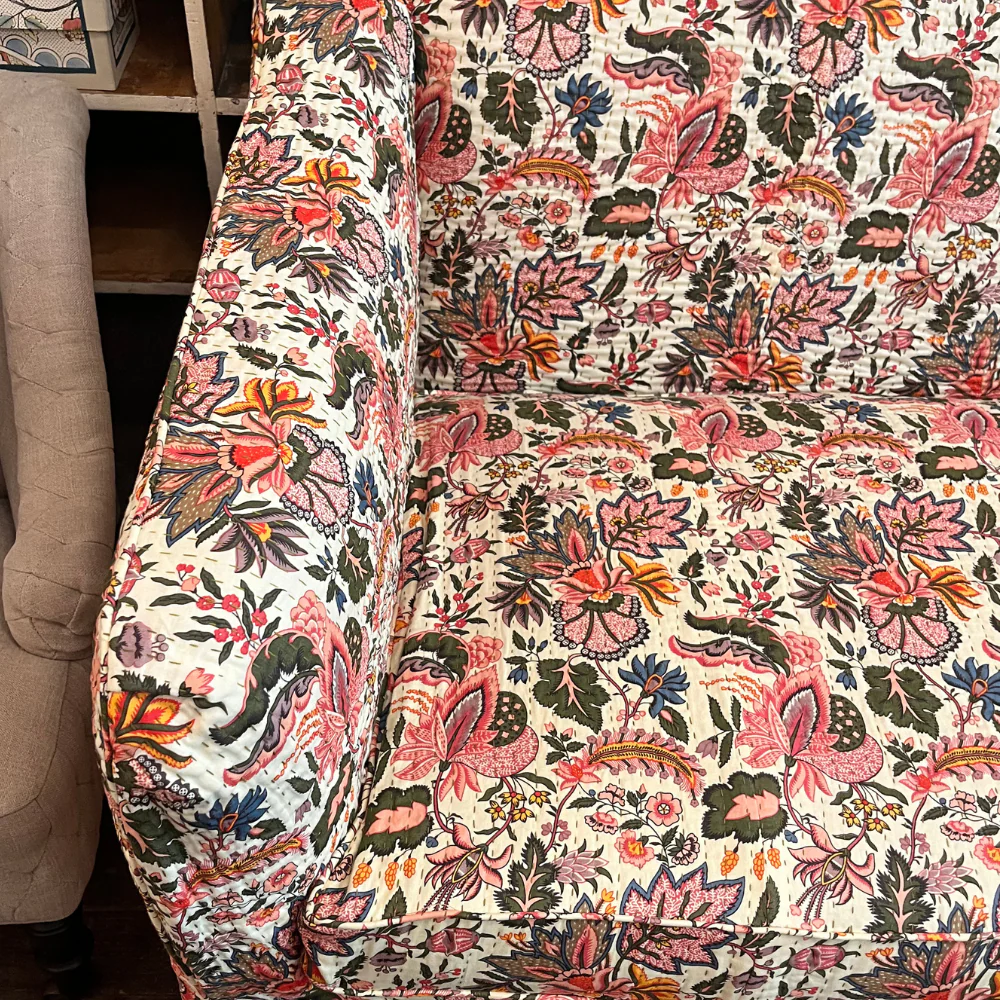 Custom John Derian x Jeanette Farrier "Une Perse" Cove Sofa Slipcover - Image 4