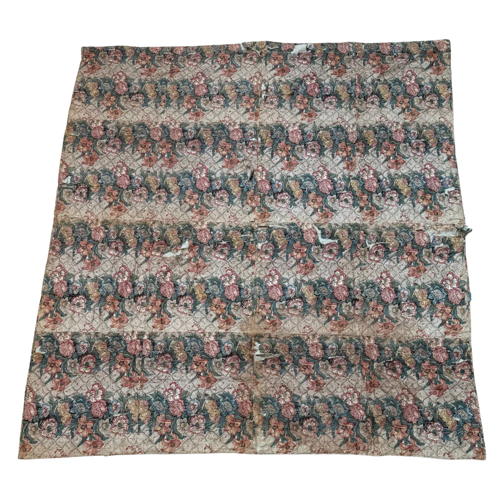 19th-century American Hand-Stitched Quilt - Image 2