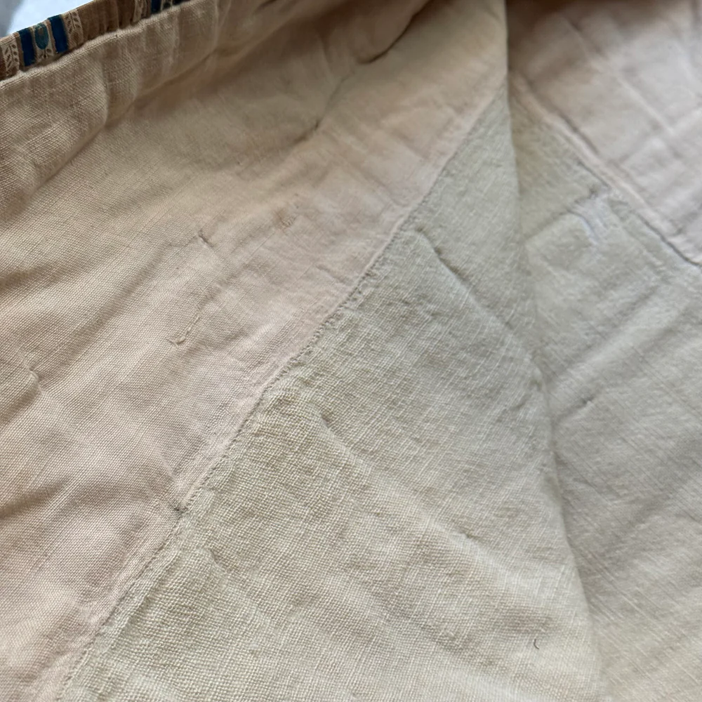 19th-century American Hand-Stitched Quilt - Image 8