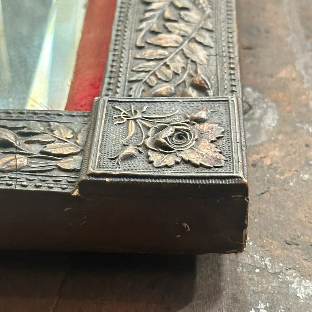 Early 20th Century American 12" H Arts & Crafts Mirror - Image 4
