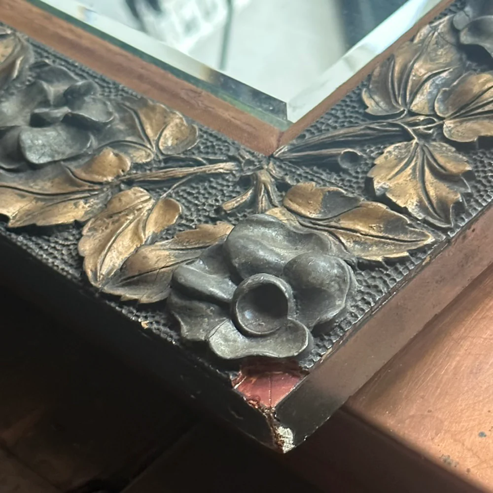 Early 20th Century American 17.5" H Arts & Crafts Mirror - Image 2