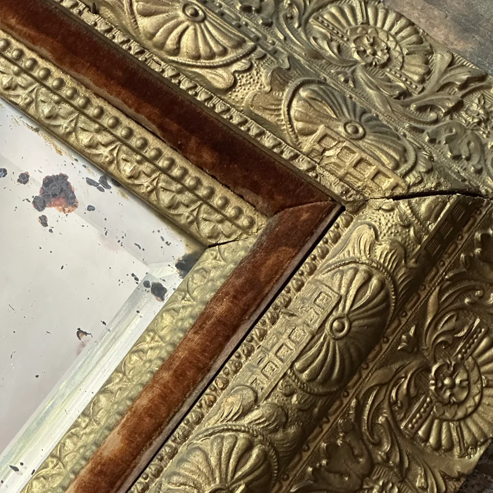 Early 20th Century American 23" H Arts & Crafts Mirror - Image 3