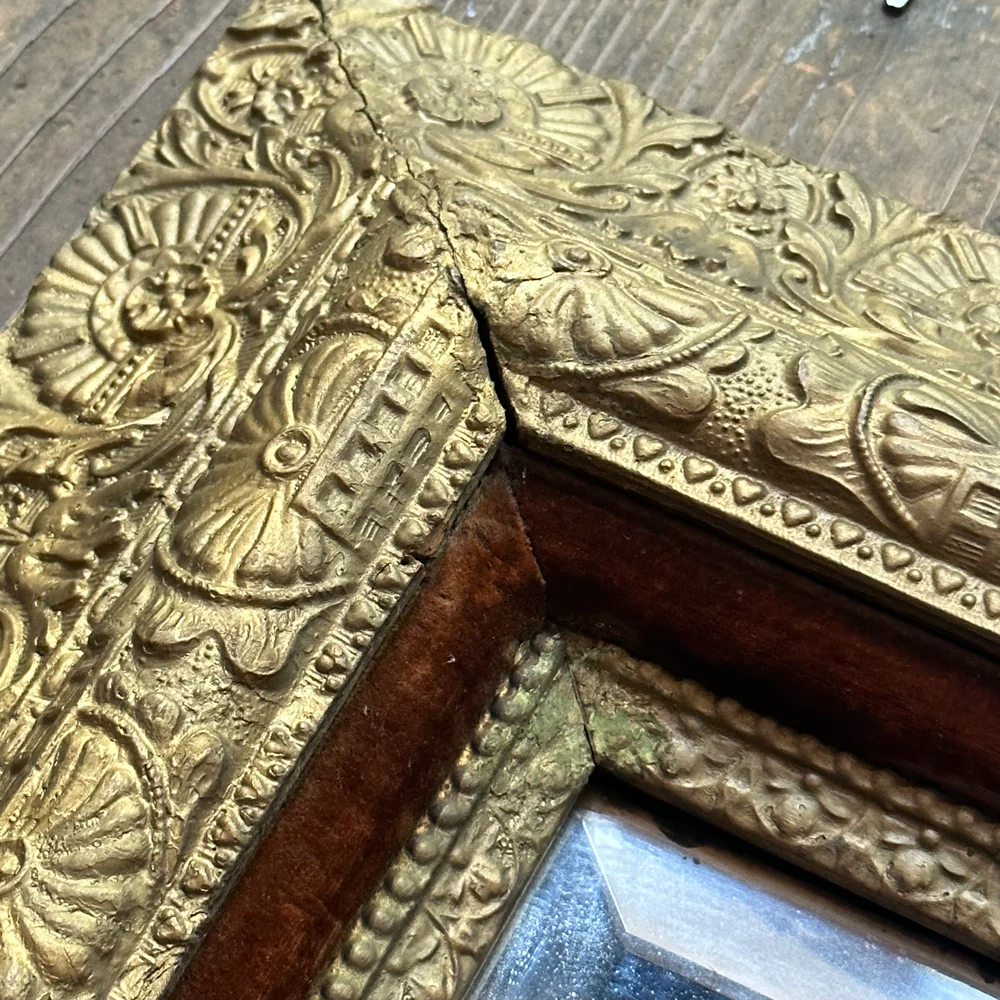 Early 20th Century American 23" H Arts & Crafts Mirror - Image 4
