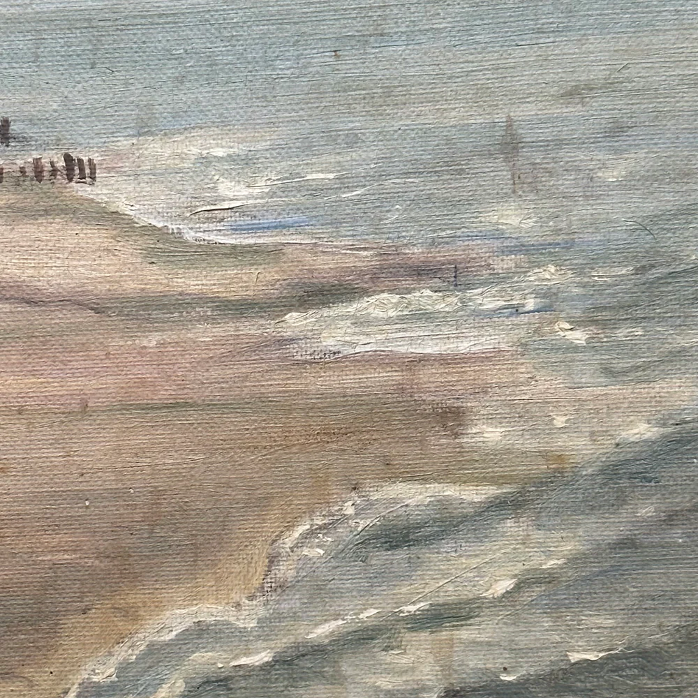 Early 20th Century Dutch Seascape Painting - Image 4