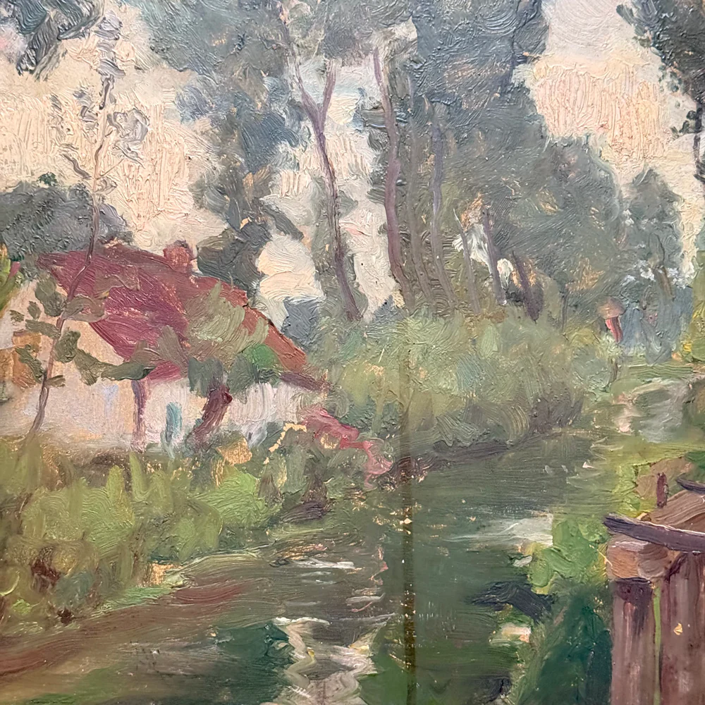 Early 20th-century Landscape Painting - Image 4