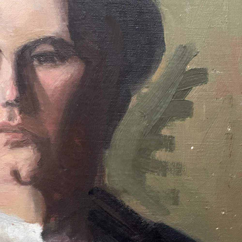 Early 20th-century Marion Pooke Portrait Painting - Image 2