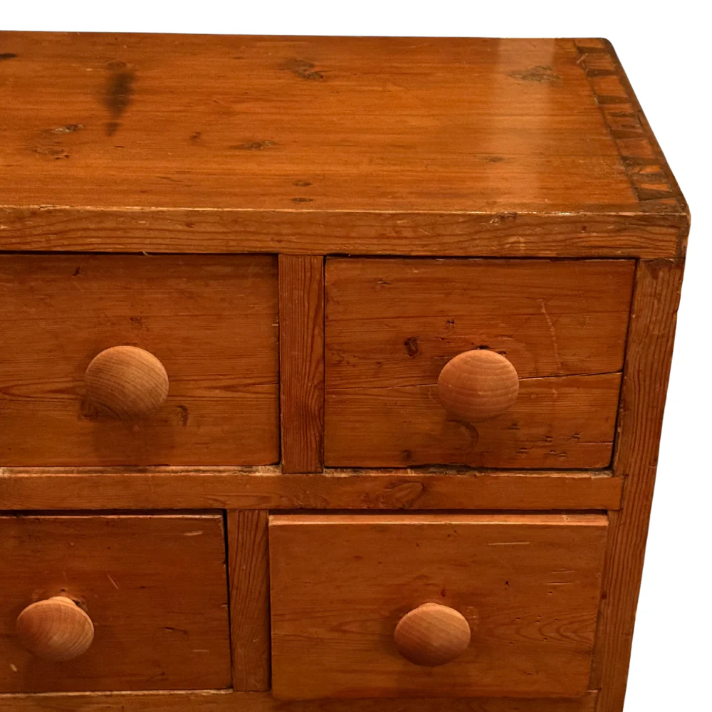 Early 20th-century Multi-Drawer Wood Cabinet - Image 6