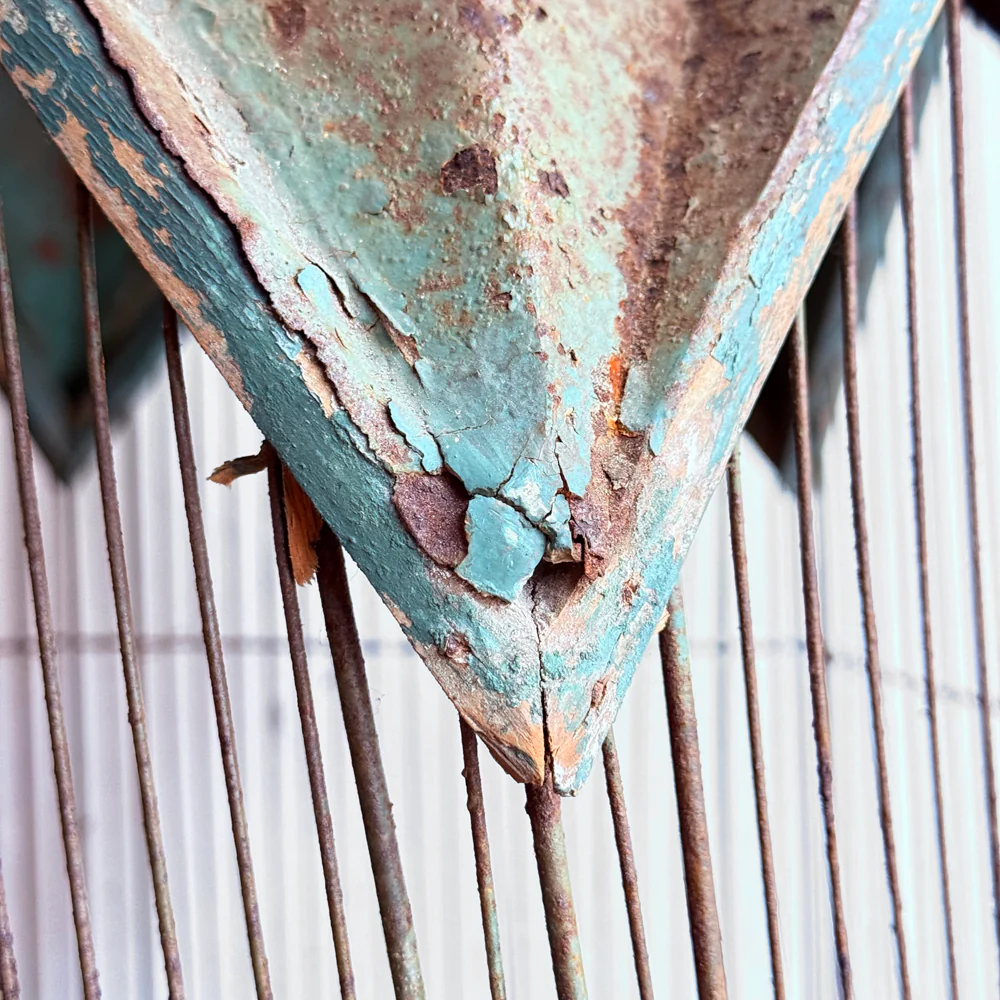 Early 20th-century Tin and Wire Bird Cage - Image 7