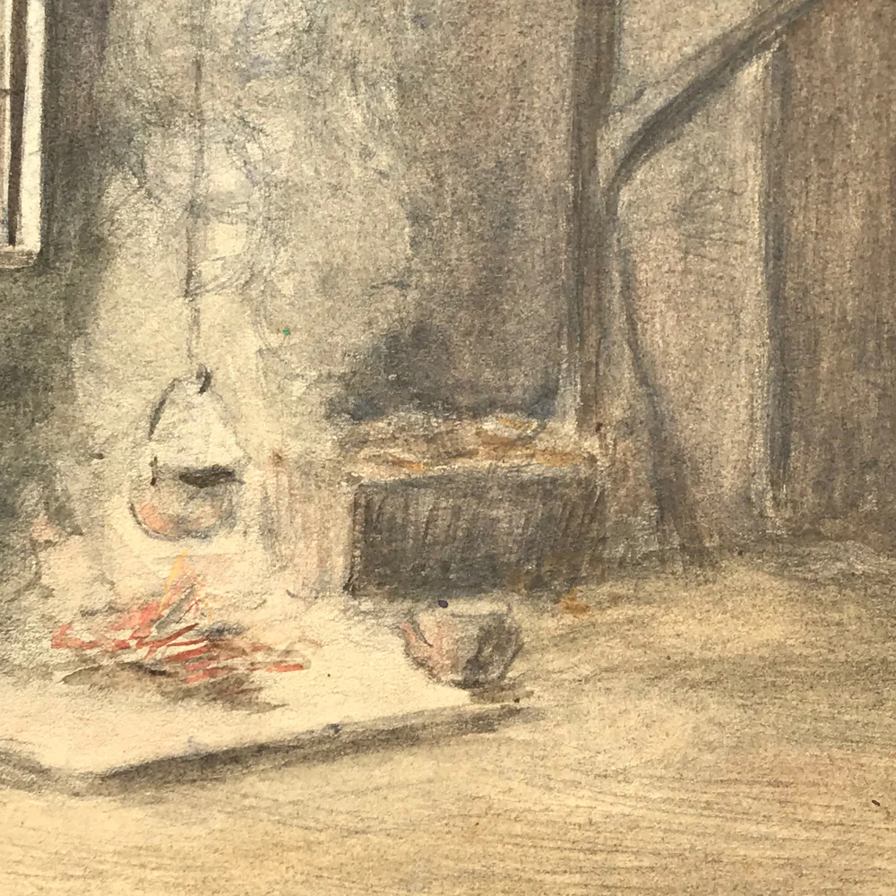 Evert Rabbers Barn Drawing 02 - Image 2