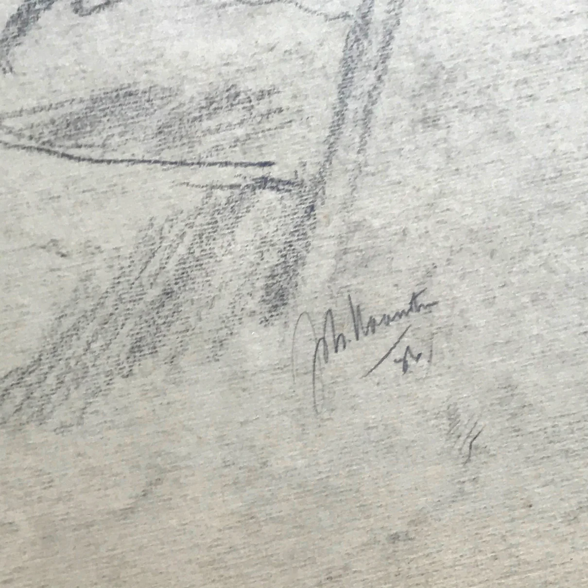 Evert Rabbers Double Sided Portrait Drawing 69 - Image 5