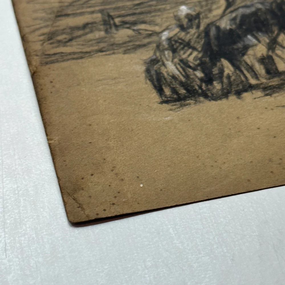 Evert Rabbers Early 20th-century Horse Drawing (4) - Image 3