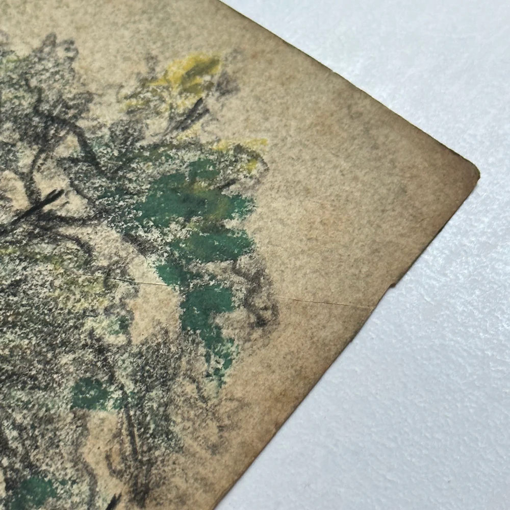 Evert Rabbers Early 20th-century Landscape Drawing (ER2412) - Image 3