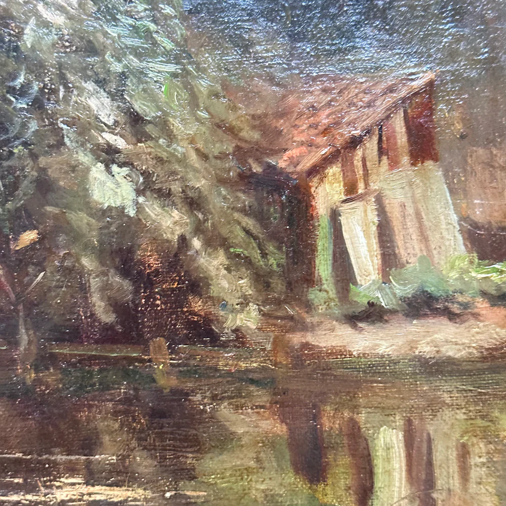 Evert Rabbers Early 20th-century Landscape Painting (ER2403) - Image 3