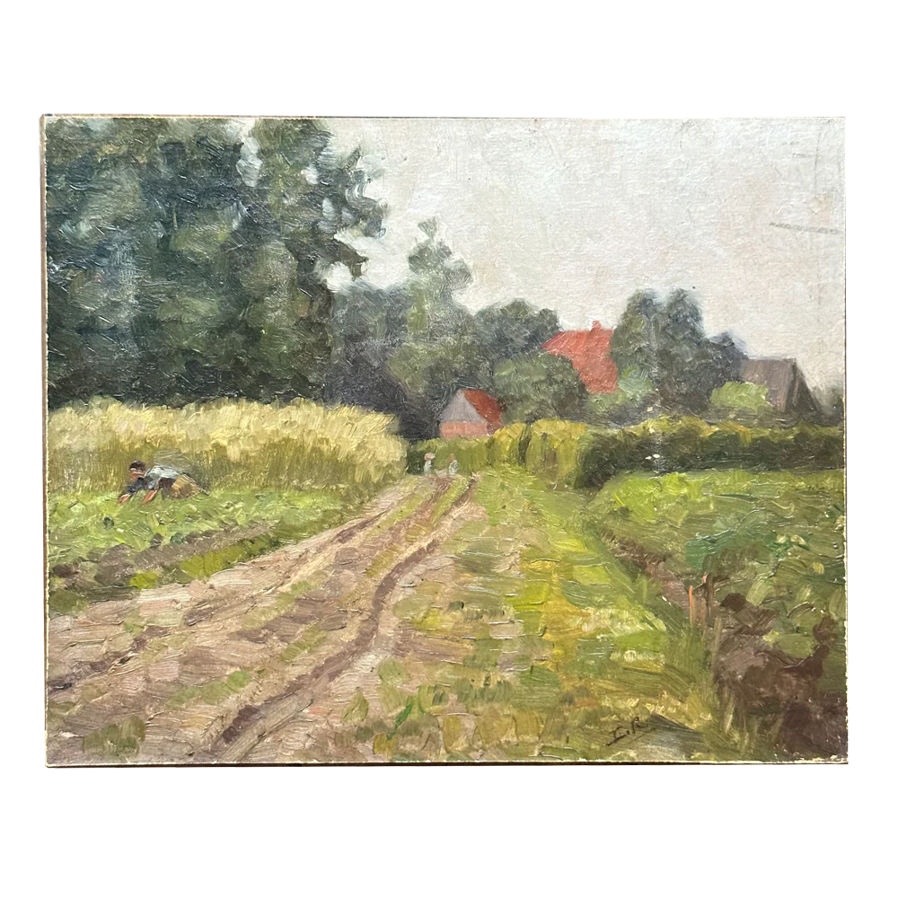 Evert Rabbers Early 20th-century Landscape Painting (ER2408)