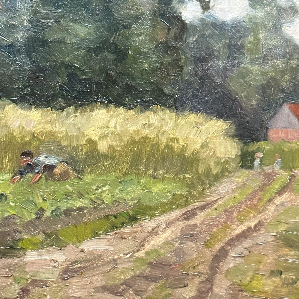 Evert Rabbers Early 20th-century Landscape Painting (ER2408) - Image 2