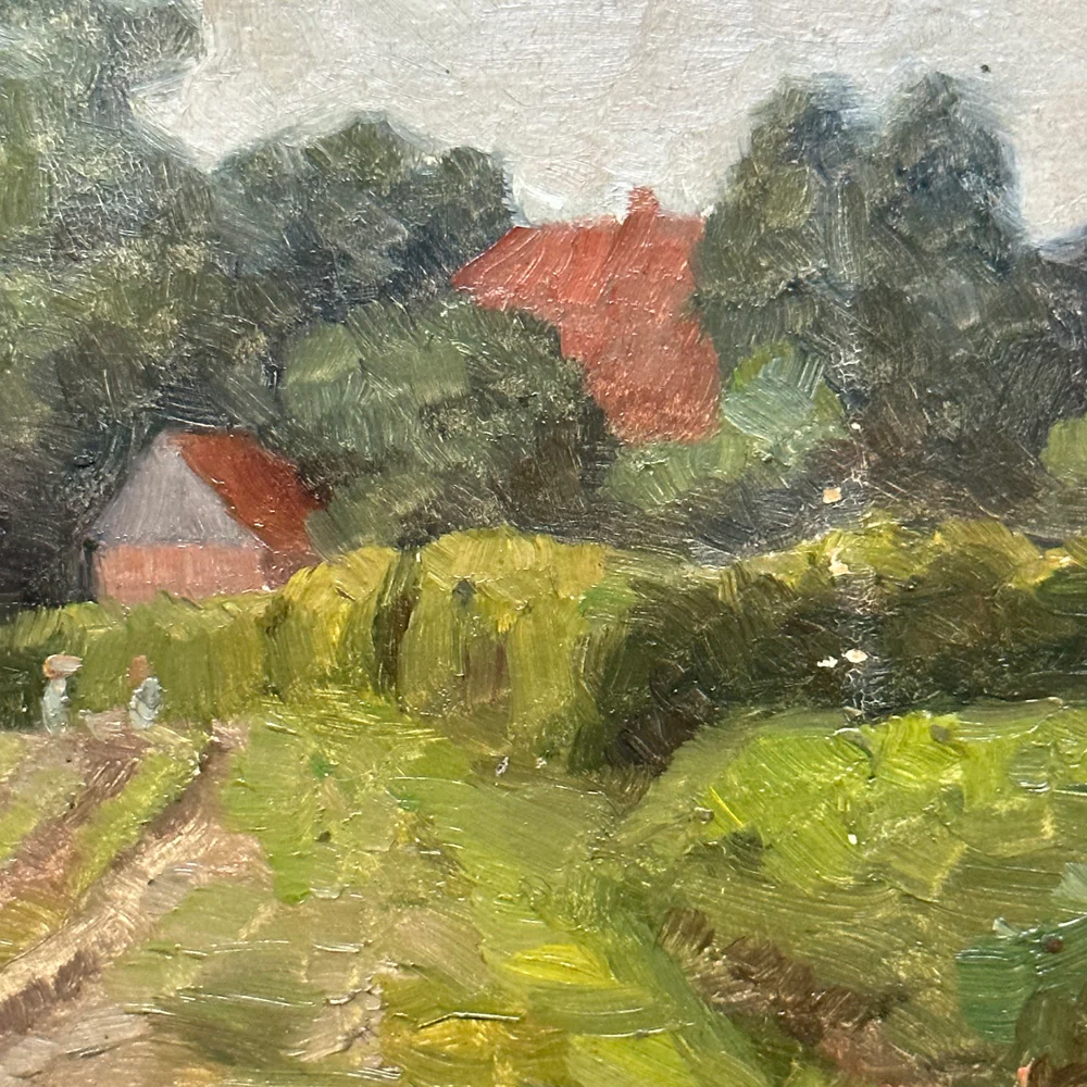 Evert Rabbers Early 20th-century Landscape Painting (ER2408) - Image 3