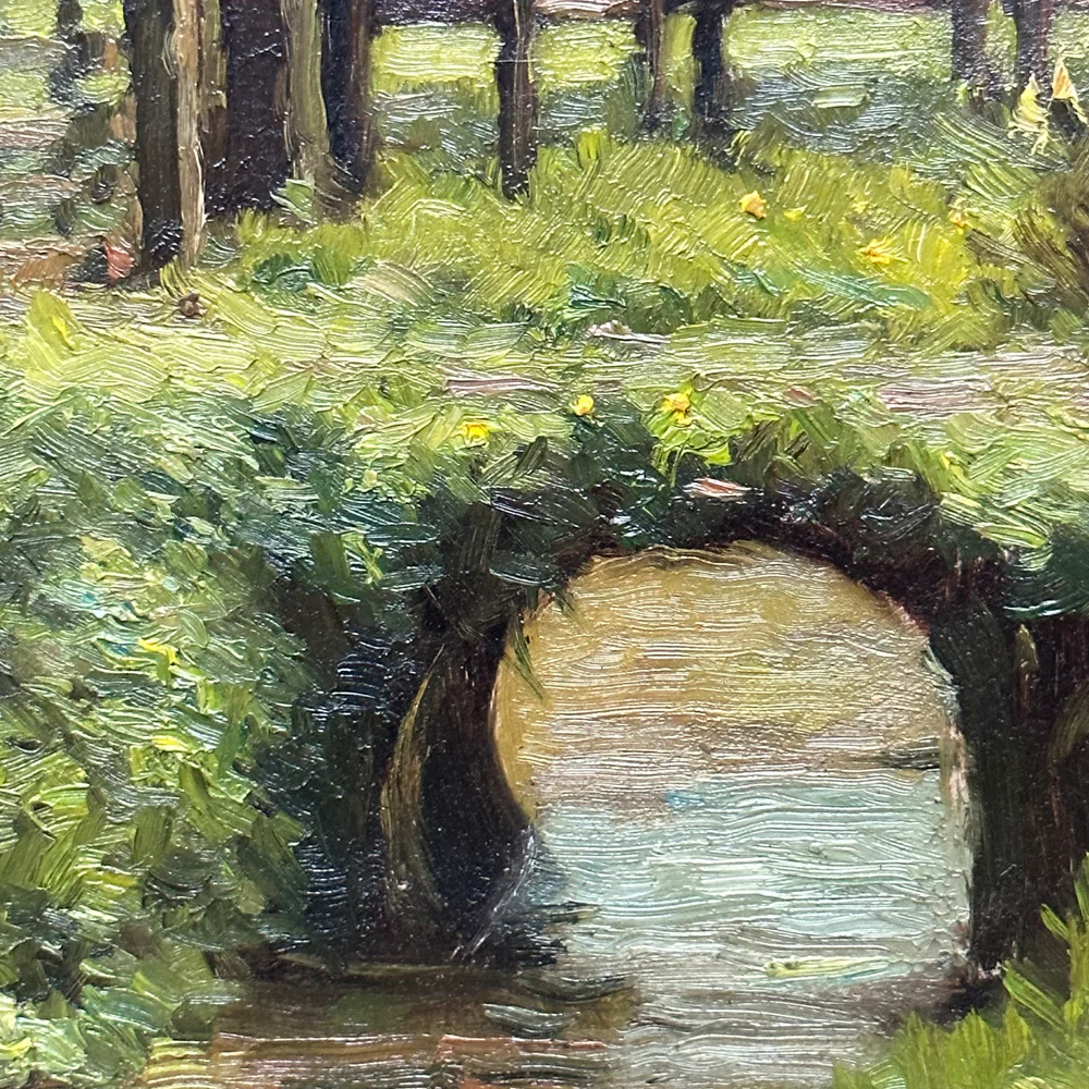Evert Rabbers Early 20th-century Landscape Painting (ER2409) - Image 2