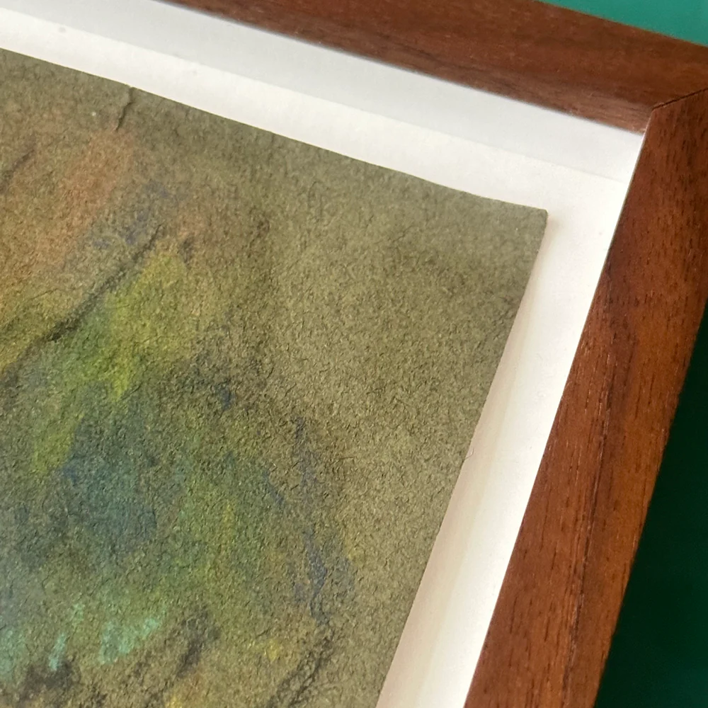 Evert Rabbers Framed "Horse" Pastel Drawing - Image 4