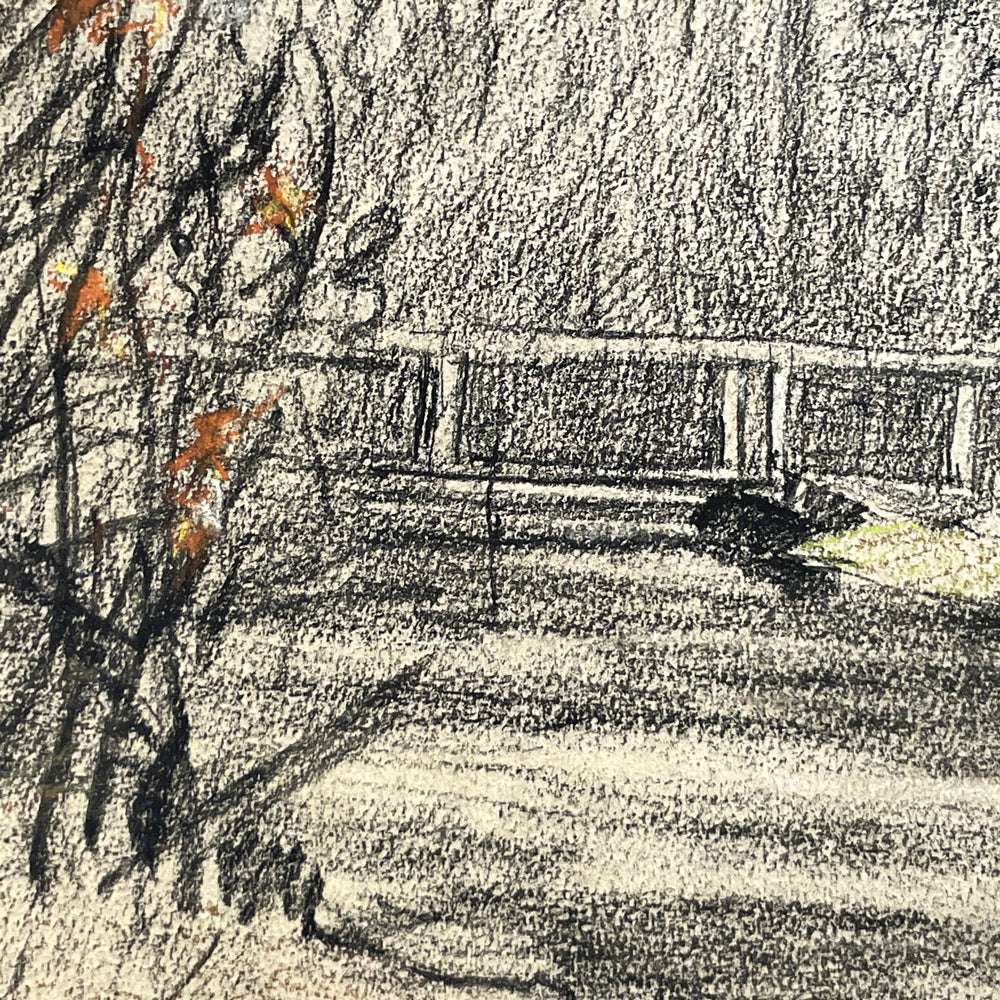 Evert Rabbers Landscape Drawing 223 - Image 2