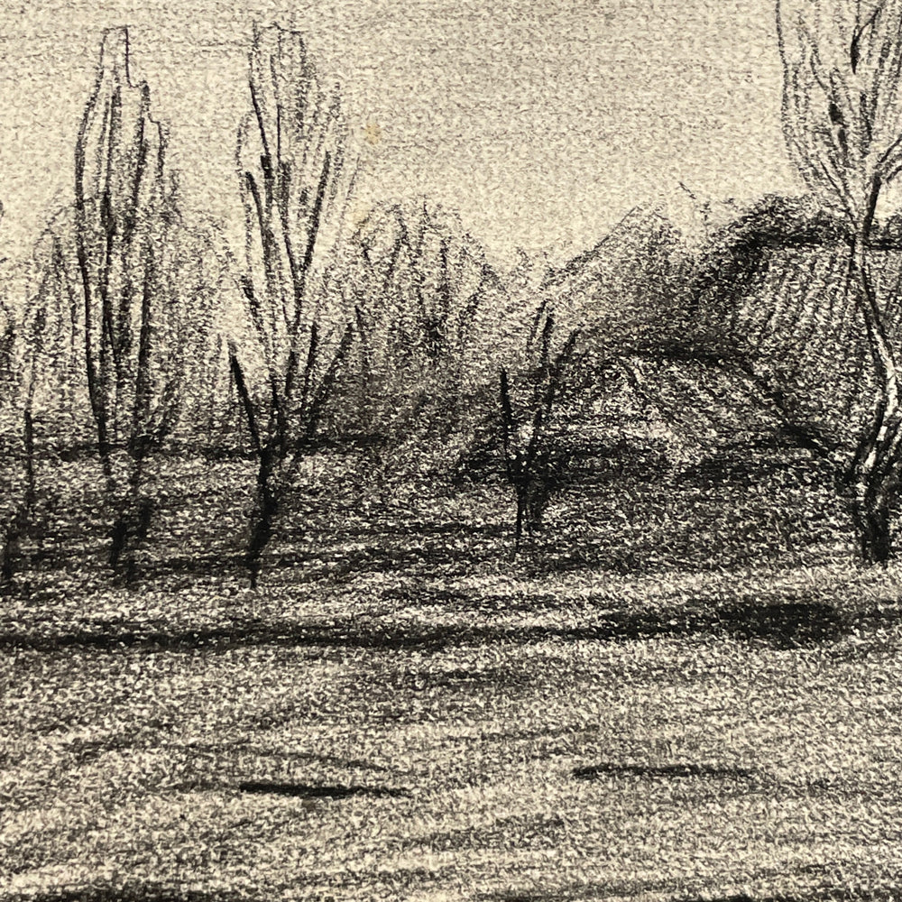 Evert Rabbers Landscape Drawing 225 - Image 2