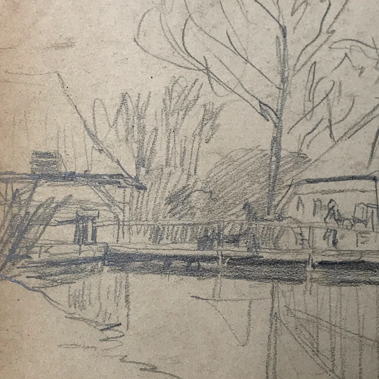 Evert Rabbers Landscape Drawing 33 - Image 2