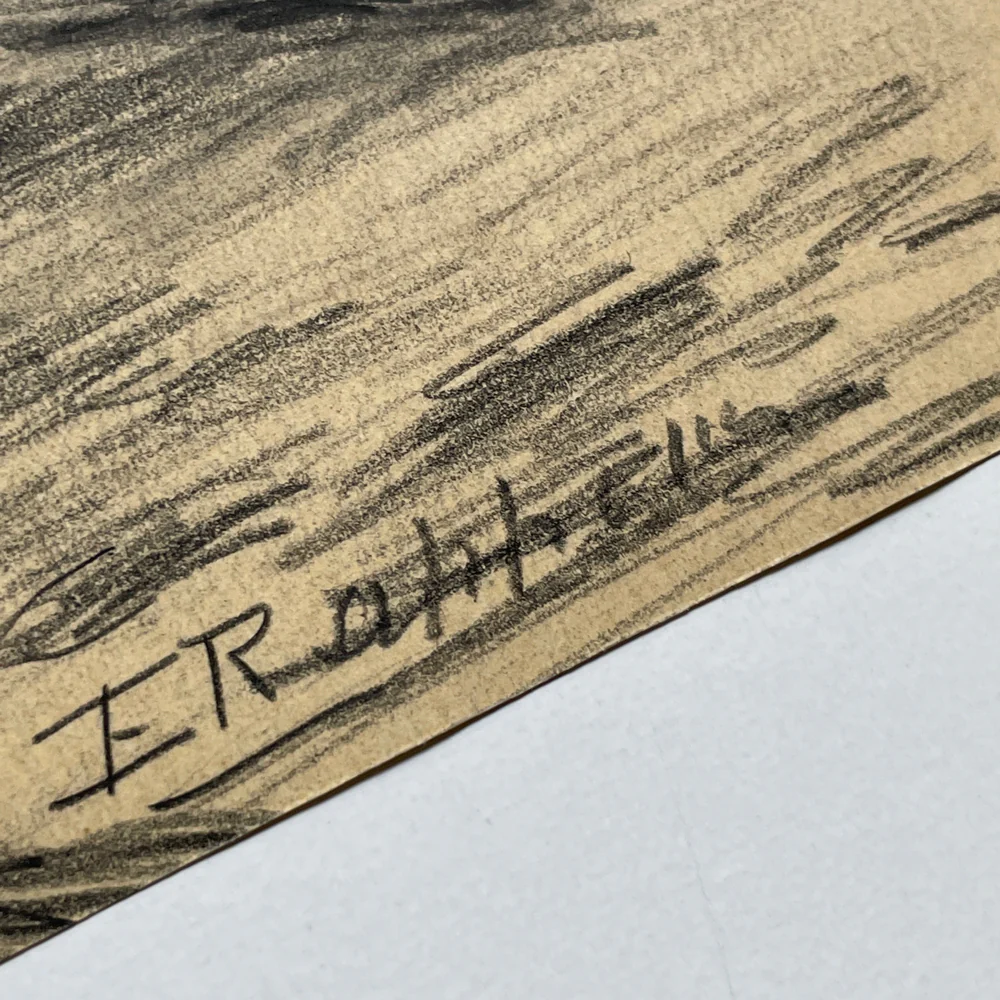 Evert Rabbers Landscape Drawing 50 - Image 3
