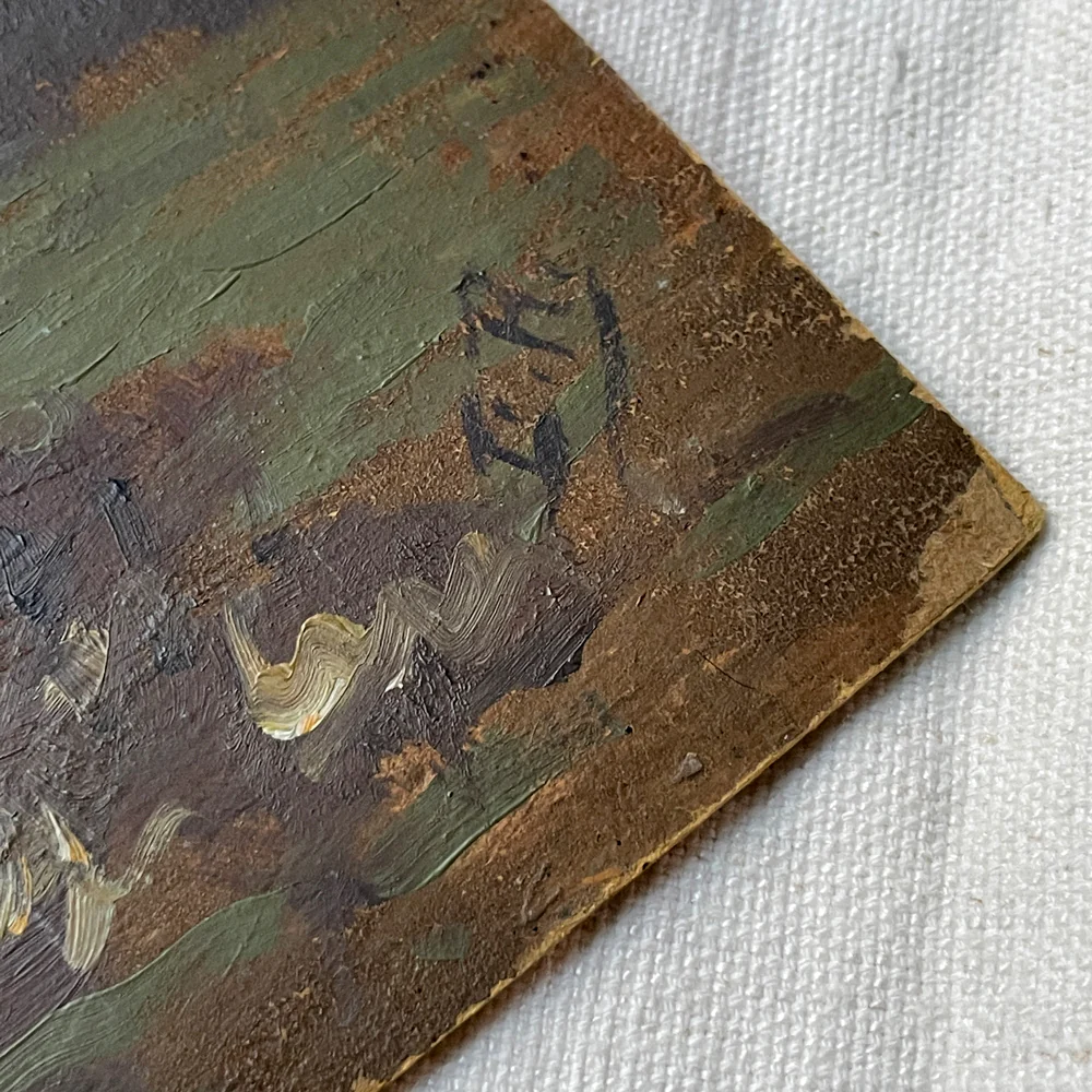 Evert Rabbers Landscape Painting - Image 3
