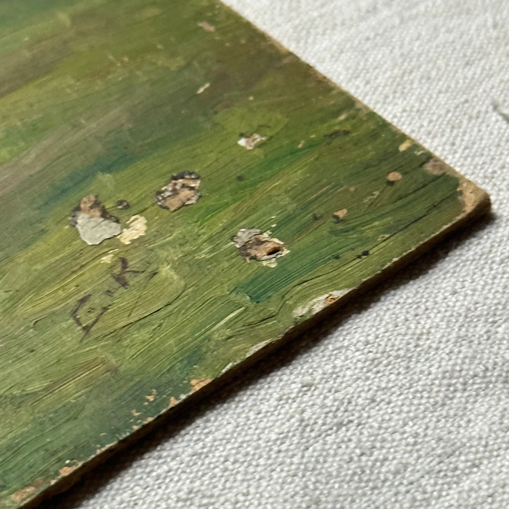 Evert Rabbers Landscape Painting (2311) - Image 2