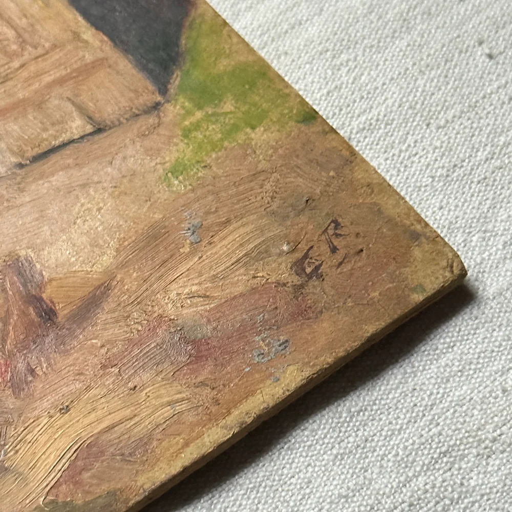 Evert Rabbers Landscape Painting (2317) - Image 2