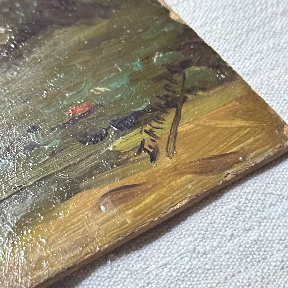 Evert Rabbers Landscape Painting (2328) - Image 3