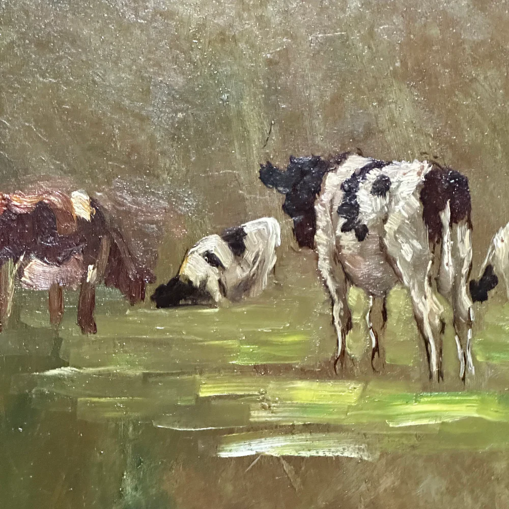 Evert Rabbers Landscape Painting (2329) - Image 2