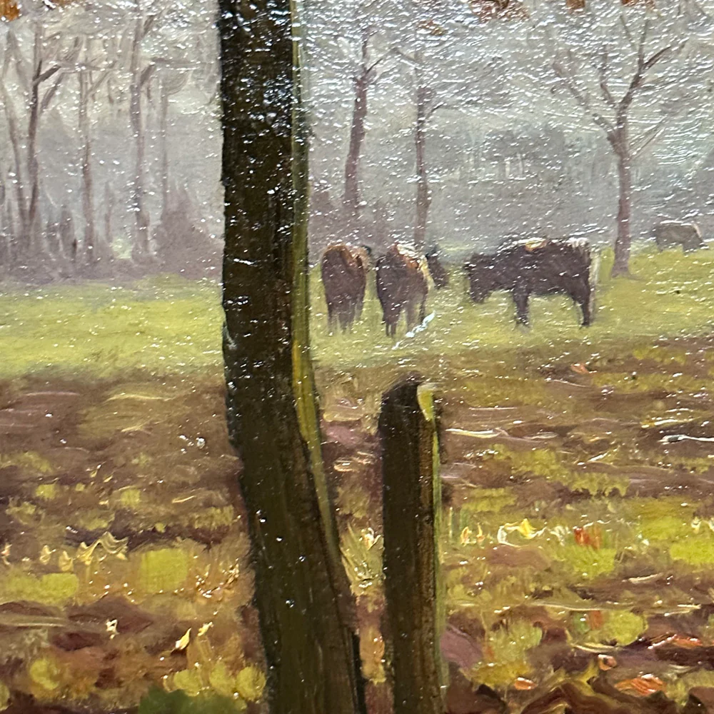 Evert Rabbers Landscape Painting (2341) - Image 2