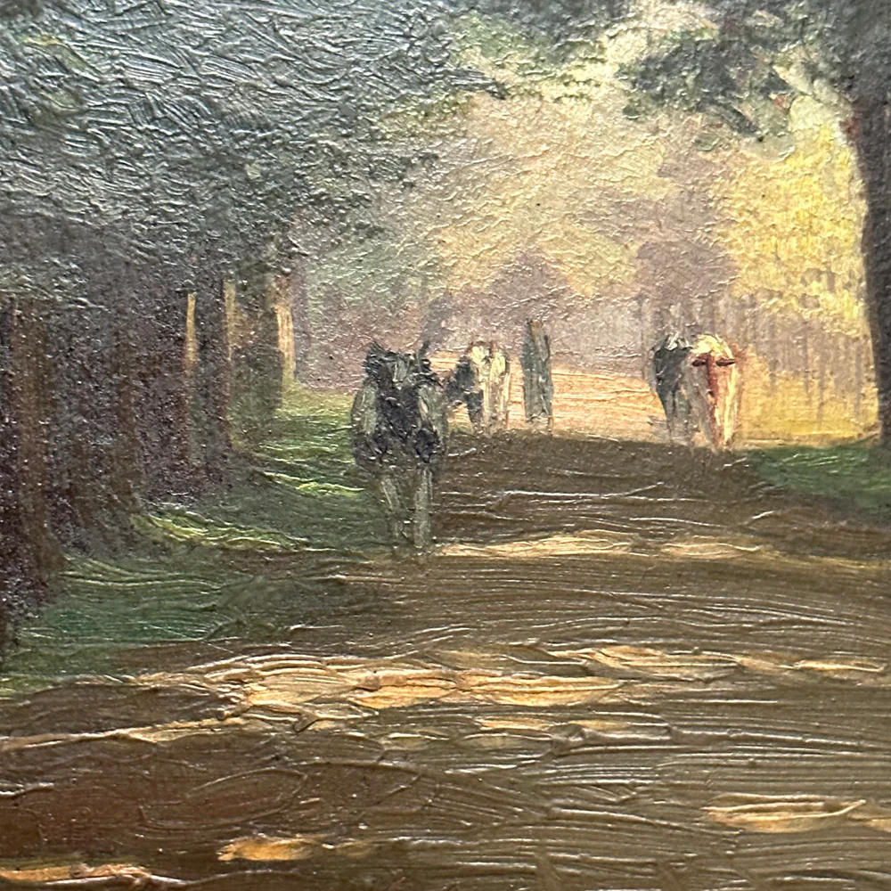 Evert Rabbers Landscape Painting (2342) - Image 2