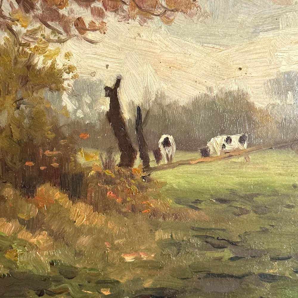 Evert Rabbers Landscape Painting (2347) - Image 2
