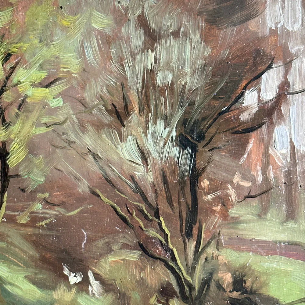 Evert Rabbers Landscape Painting (2351) - Image 4