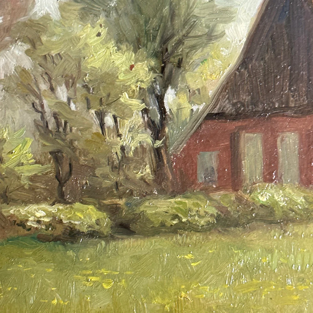 Evert Rabbers Landscape Painting (2353) - Image 2