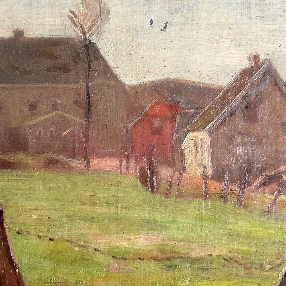 Evert Rabbers Landscape Painting (2360) - Image 2